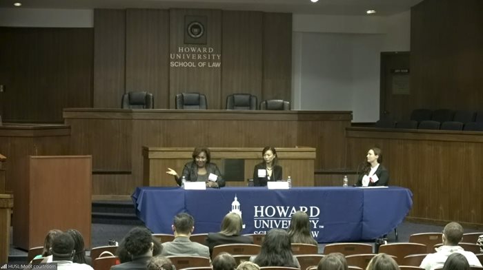 WBA judges panel at Howard University