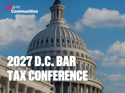 2027 D.C. Bar Tax Conference