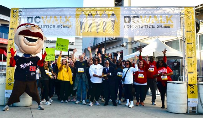 participants at the DC Bar Foundation's DC Walk for Justice 5K