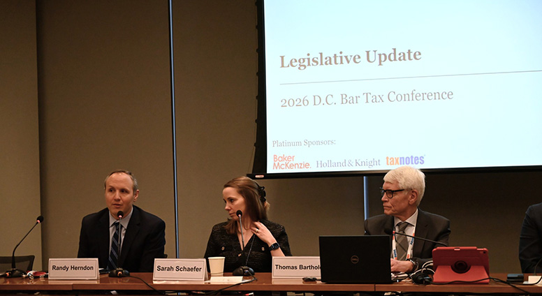 Legislative Update - 2026 D.C. Bar Tax Conference