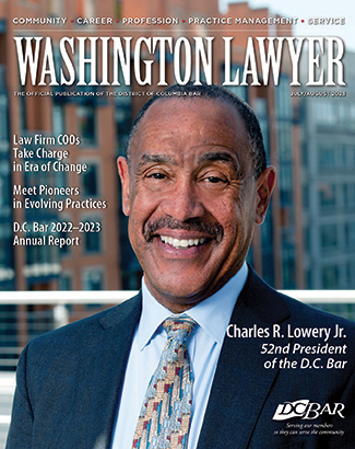 Washington Lawyer July/August 2023 Edition