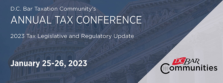Tax Legislative and Regulatory Update Conference