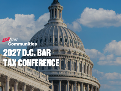 2027 D.C. Bar Tax Conference