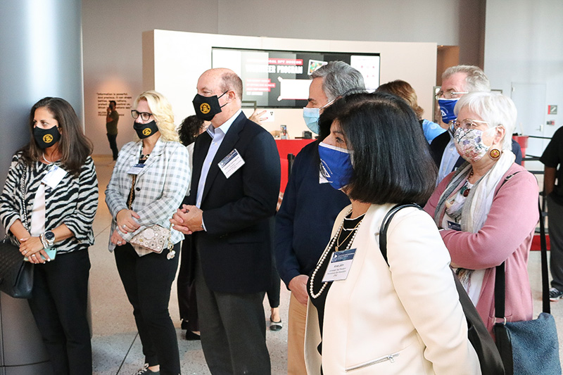 Attendees of the Mid-Atlantic Bar Conference explore the International Spy Museum in Washington, D.C.
