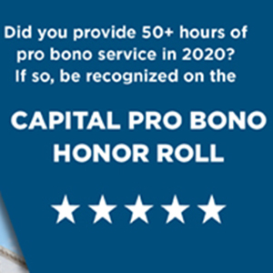 Capital Pro Bono Honor Roll