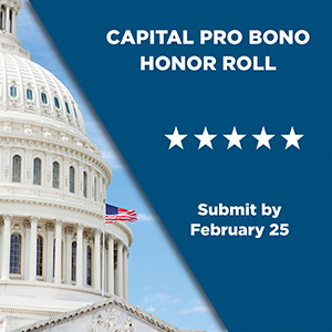 Capital Pro Bono Honor Roll