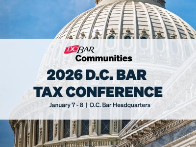 2025 D.C. Bar Tax Conference