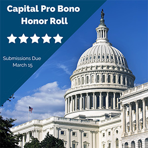 Capital Pro Bono Honor Roll