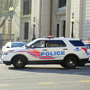 Police Vehicle in Washington DC