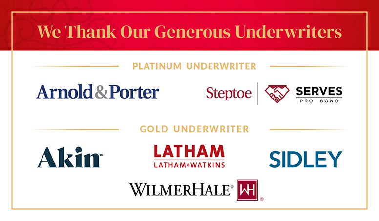 We thank our generous underwriters